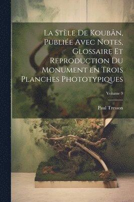 La stle de Koubn, publie avec notes, glossaire et reproduction du monument en trois planches phototypiques; Volume 9 1