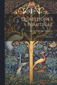 bokomslag Quaestiones Plautinae