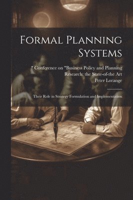 bokomslag Formal Planning Systems