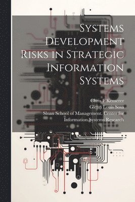 bokomslag Systems Development Risks in Strategic Information Systems