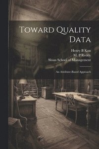 bokomslag Toward Quality Data