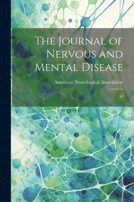 bokomslag Journal of Nervous and Mental Disease