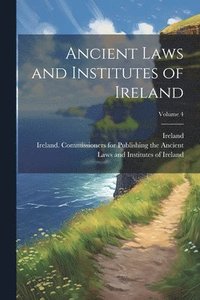 bokomslag Ancient Laws and Institutes of Ireland; Volume 4