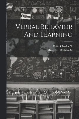 bokomslag Verbal Behavior And Learning