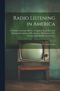 bokomslag Radio Listening in America; the People Look at Radio--again