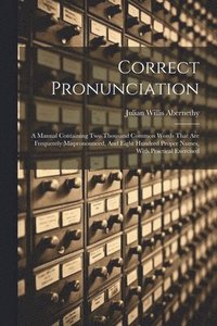 bokomslag Correct Pronunciation