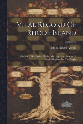 Vital Record Of Rhode Island 1