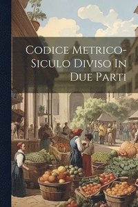 bokomslag Codice Metrico-siculo Diviso In Due Parti