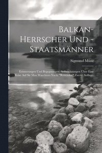 bokomslag Balkan-Herrscher und -Staatsmnner