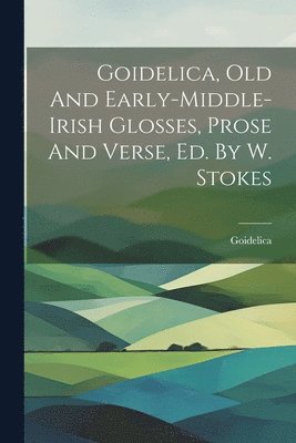 bokomslag Goidelica, Old And Early-middle-irish Glosses, Prose And Verse, Ed. By W. Stokes