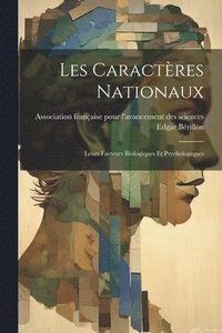 bokomslag Les Caractres Nationaux