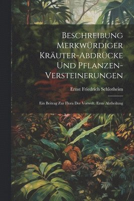 bokomslag Beschreibung merkwürdiger Kräuter-Abdrücke und Pflanzen-Versteinerungen