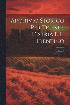 bokomslag Archivio Storico Per Trieste, L'istria E Il Trentino; Volume 1