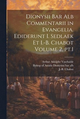 bokomslag Dionysii bar alb Commentarii in Evangelia. Ediderunt I. Sedlaek et I.-B. Chabot Volume 2, pt.1