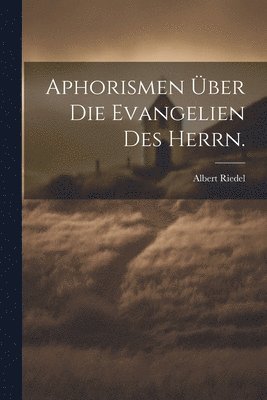 bokomslag Aphorismen ber die Evangelien des Herrn.