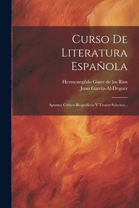bokomslag Curso De Literatura Espaola