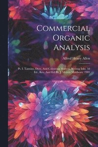 bokomslag Commercial Organic Analysis