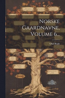 Oluf Rygh - Norske Gaardnavne, Volume 6..., Häftad