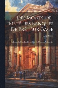bokomslag Des Monts-de-pit Des Banques De Prt Sur Gage
