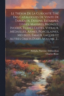 bokomslag Trésor De La Curiosité Tiré Des Catalogues De Vente De Tableaux, Dessins, Estampes, Livres, Marbres, Bronzes, Ivoires, Terres Cuites, Vitraux, Médailles, Armes, Porcelaines, Meubles, Émaux, Laques ...