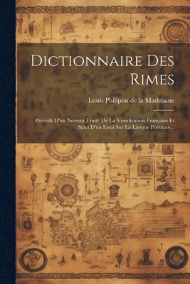 bokomslag Dictionnaire Des Rimes