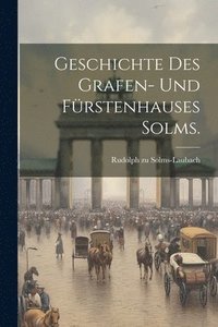 bokomslag Geschichte des Grafen- und Frstenhauses Solms.