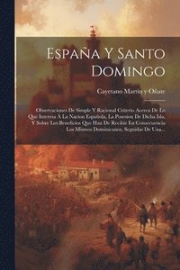 bokomslag Espaa Y Santo Domingo