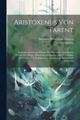 bokomslag Aristoxenus Von Tarent