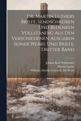 Dr. Martin Luthers Briefe, Sendschreiben und Bedenken vollstndig aus den verschiedenen Ausgaben seiner Werke und Briefe, Dritter Band 1