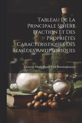 Tableau De La Principale Sphre D'action Et Des Proprits Caractristiques Des Remdes Antipsoriques 1