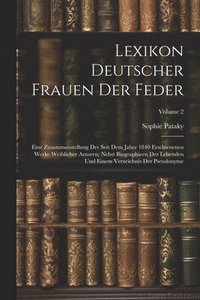 bokomslag Lexikon Deutscher Frauen Der Feder