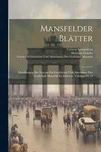 bokomslag Mansfelder Bltter