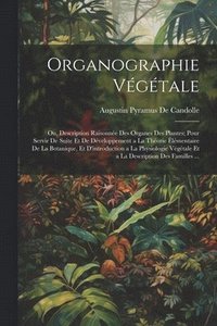 bokomslag Organographie Vgtale