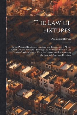bokomslag Law of Fixtures
