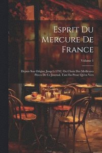 bokomslag Esprit Du Mercure De France