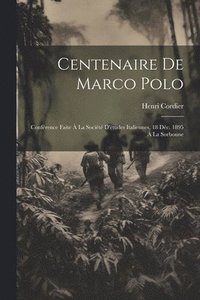 bokomslag Centenaire De Marco Polo