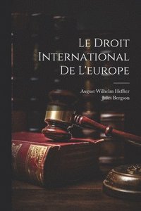 bokomslag Droit International De L'europe