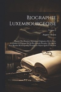 bokomslag Biographie Luxembourgeoise