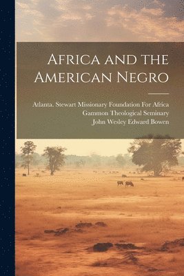 bokomslag Africa and the American Negro