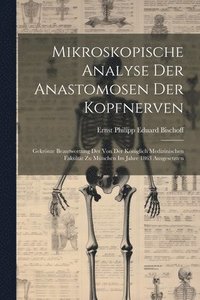 bokomslag Mikroskopische Analyse Der Anastomosen Der Kopfnerven