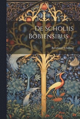 Bernhard Schilling - De Scholiis Bobiensibus ..., Häftad