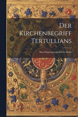 bokomslag Kirchenbegriff Tertullians