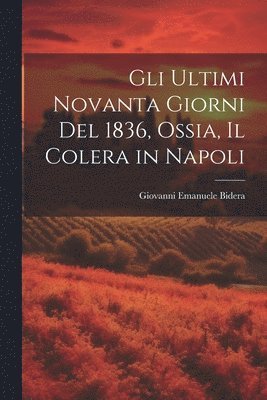 Giovanni Emanuele Bidera - Gli Ultimi Novanta Giorni Del 1836, Ossia, Il Colera in Napoli, Häftad