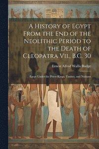 bokomslag A History of Egypt From the End of the Neolithic Period to the Death of Cleopatra Vii., B.C. 30