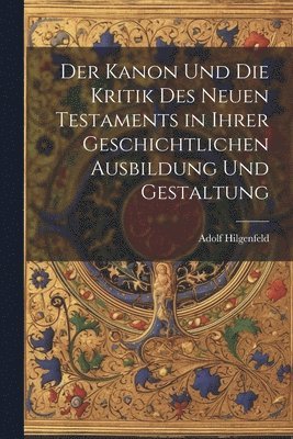 Adolf Hilgenfeld - Kanon Und Die Kritik Des Neuen Testaments in Ihrer Geschichtlichen Ausbildung Und Gestaltung, Häftad