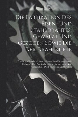 bokomslag Die Fabrikation Des Eisen- Und Stahldrahtes, Gewalzt Und Gezogen Sowie Die Der Drahtstifte