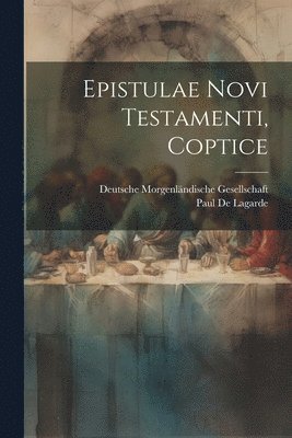 Epistulae Novi Testamenti, Coptice 1