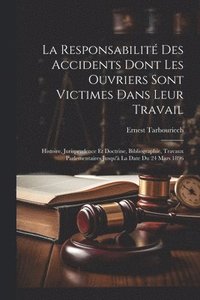 bokomslag La Responsabilit Des Accidents Dont Les Ouvriers Sont Victimes Dans Leur Travail