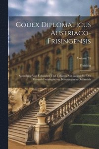 bokomslag Codex Diplomaticus Austriaco-Frisingensis