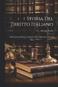 bokomslag Storia Del Diritto Italiano